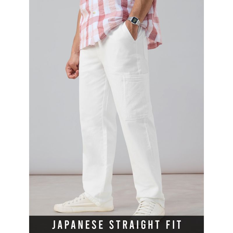 The Souled Store Originals Pull On Denims: White Men Jeans (32)