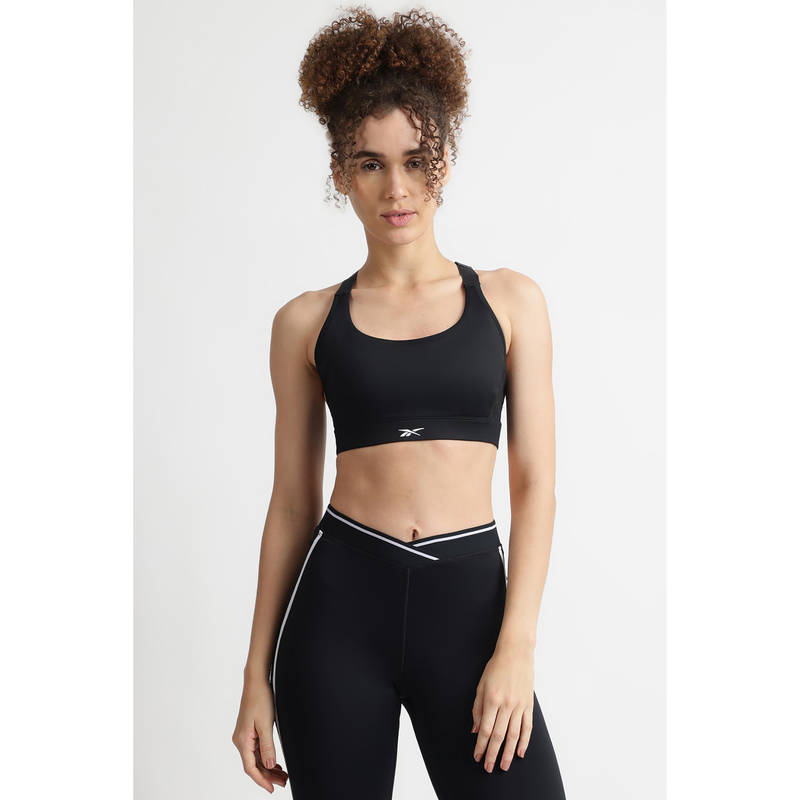 Reebok Women Black Sports Bra (L)