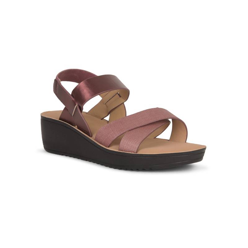 Bata Women Slip On Pink Sandals (UK 6)