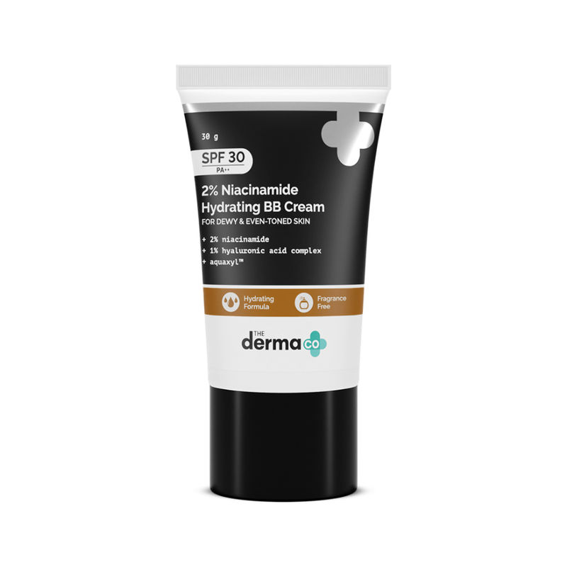 The Derma Co 2% Niacinamide Hydrating BB Cream With 1% Hyaluronic Acid & Aquaxyl - 03 Warm Beige