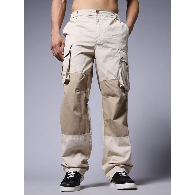 PRONK Men Cargo Casual Pants (L)