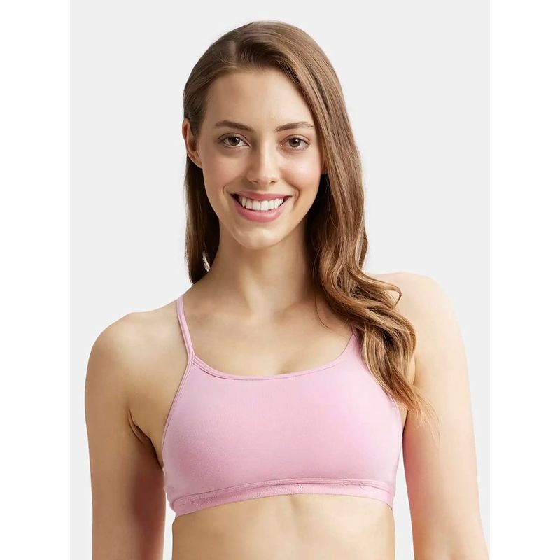 Jockey Candy Pink Crop Top Style Number-1351 - M