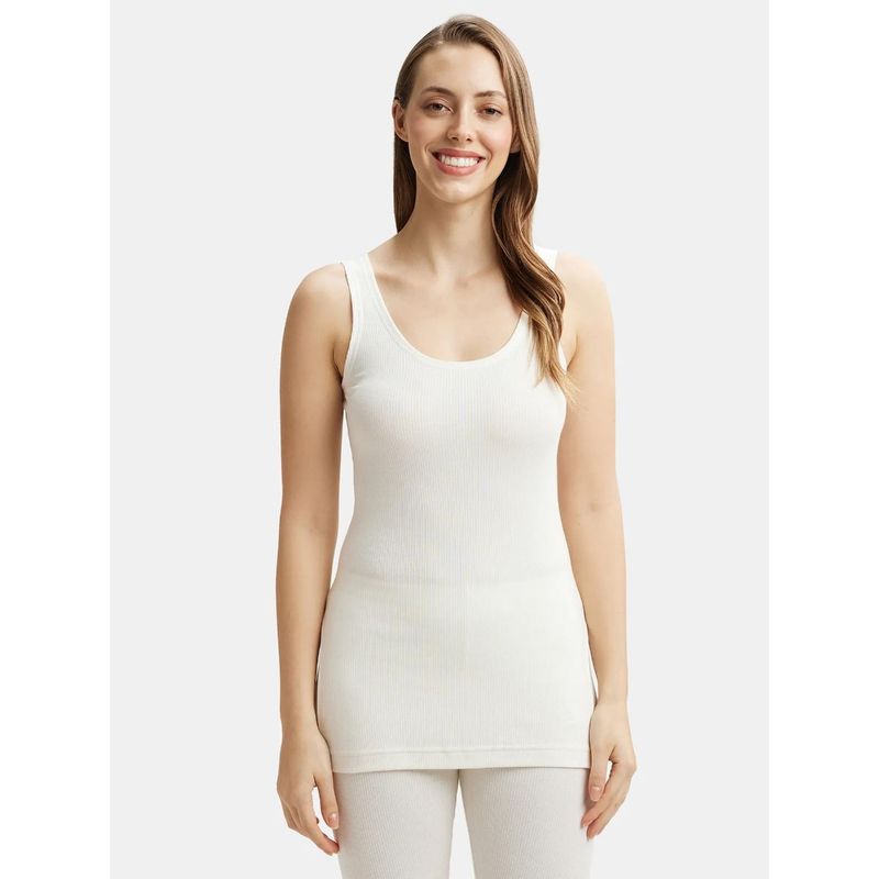Jockey Off White Thermal Camisole Style Number-2500 - (M)