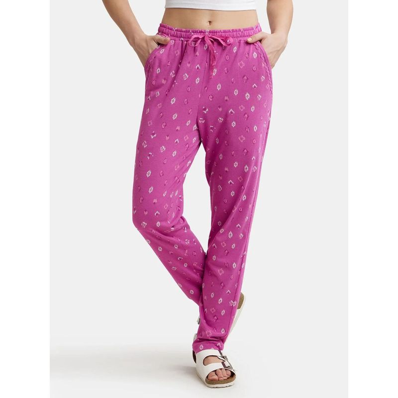 Jockey Lavender Scent Assorted Prints Knit Lounge Pants Style Number-RX09 - (S)