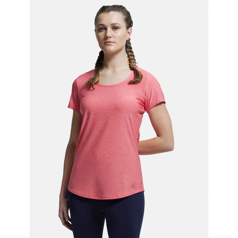 Jockey Coral Melange T-Shirt Style Number-AP27 - (S)