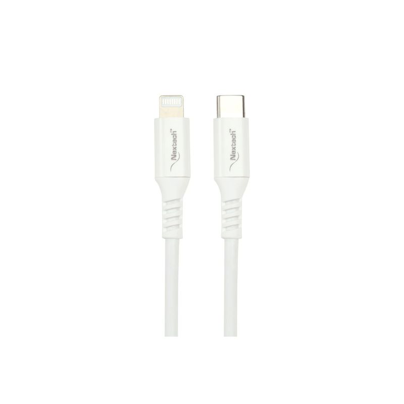 Nextech 18w Type c To 8 Pin Fast Sync Charge Cable Compatible With Iphone 11, 12++ Models 1.5m