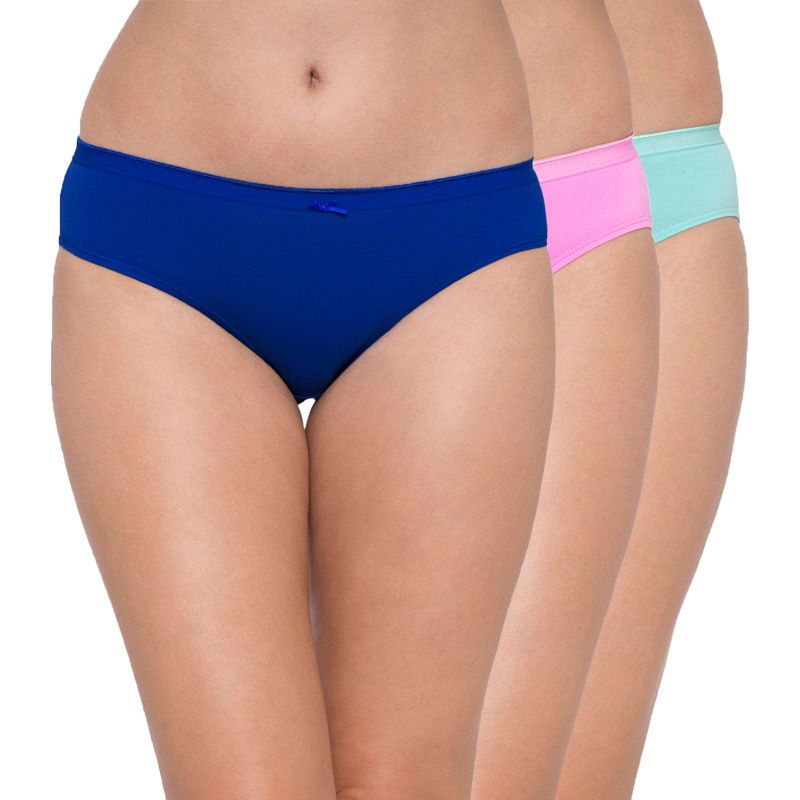 Candyskin Anti-Bacterial Panty Pack of 3 - Multi-Color (L)