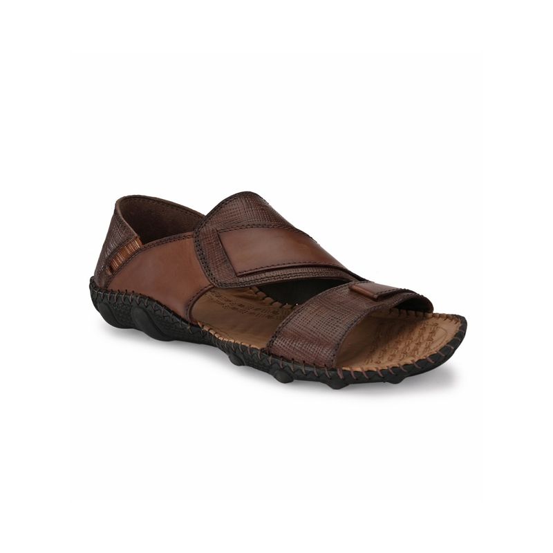 Hitz Brown Leather Sandal (UK 9)