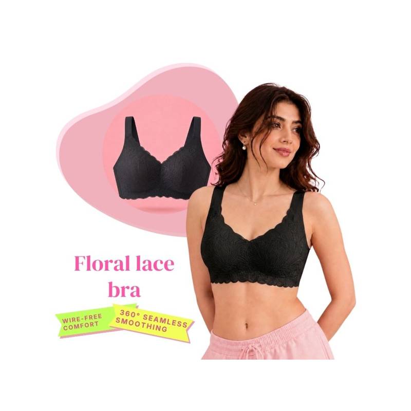 Rheal Curve Black Invisible Wireless Shaping Bra (M)