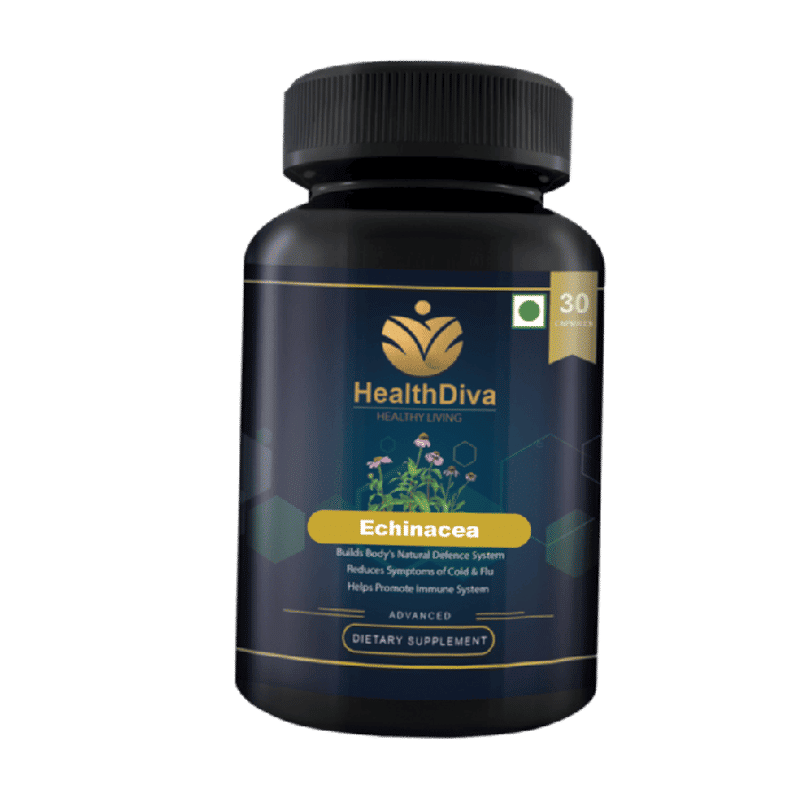 HealthDiva Echinacea 30 Capsules