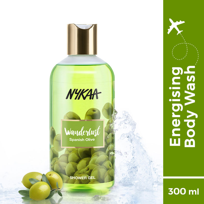 Buy Nykaa Wanderlust Spanish Olive Shower Gel Online