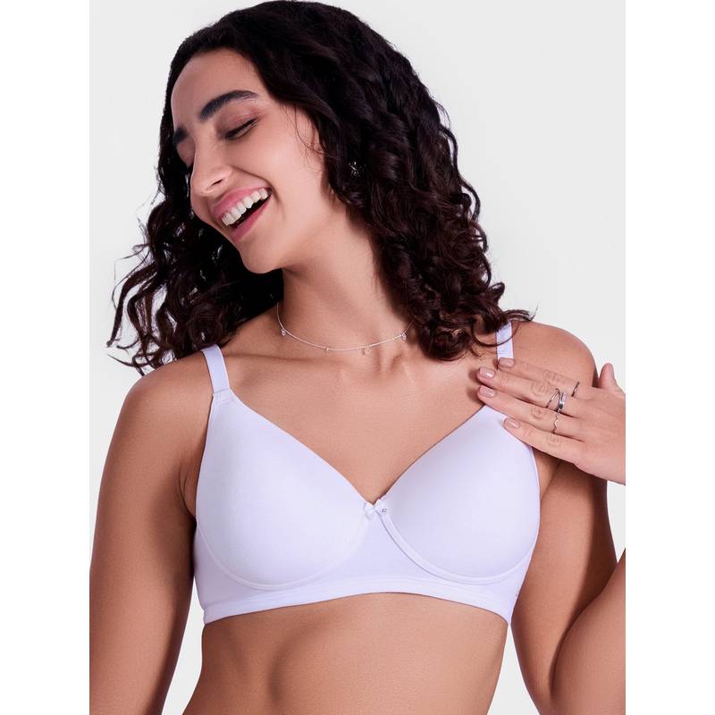 Enamor White Ultra Smooth T-Shirt Bra (38B)