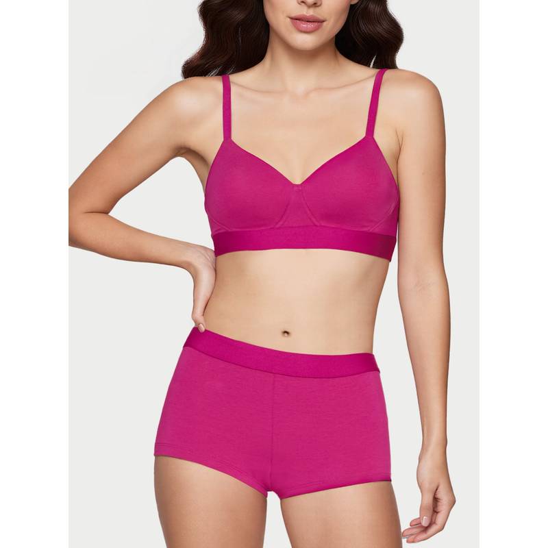 Enamor Pink Flex Boy shorts (S)