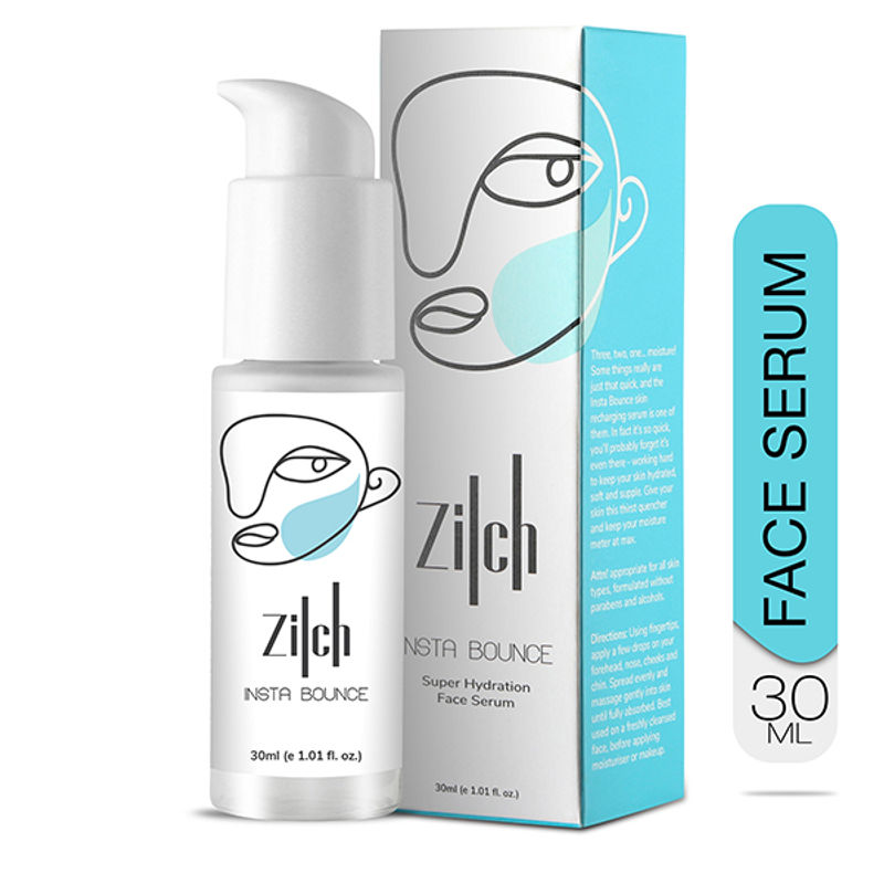 Zilch Insta Bounce Super Hydration Face Serum with Hyaluronic Acid & Aloe Vera
