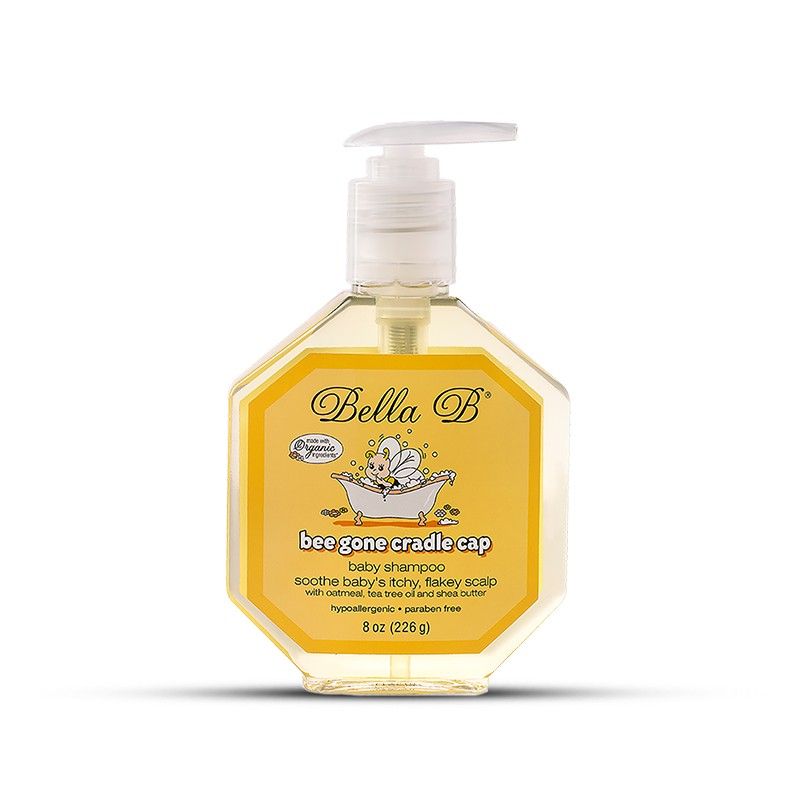 Bella B Bee Gone Cradle Cap Baby Shampoo – Hypoenic, Paraben Free 