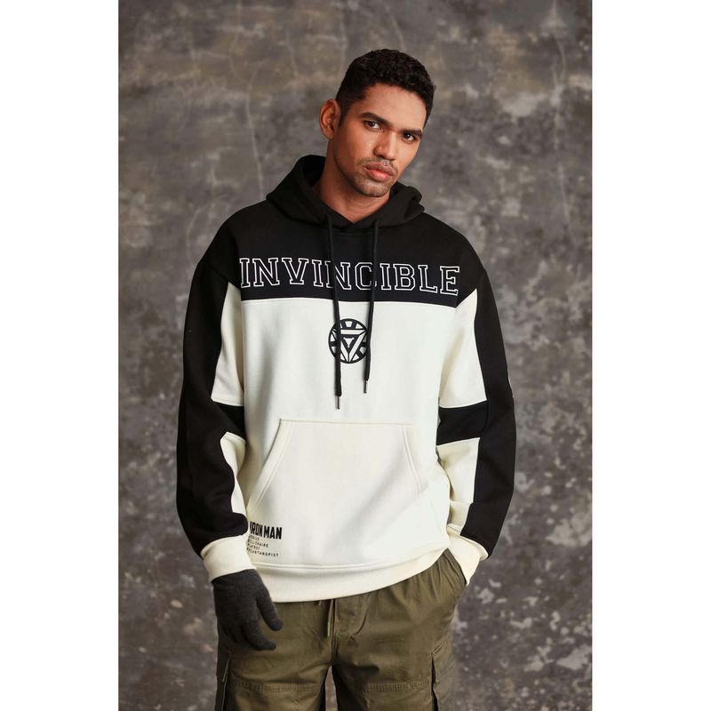 Bonkers Corner Iron Man Oversized Heavyweight Hoodie (2XL)