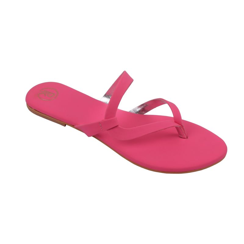 PREET KAUR Neon Pink Super Comfy Flats (EURO 36)