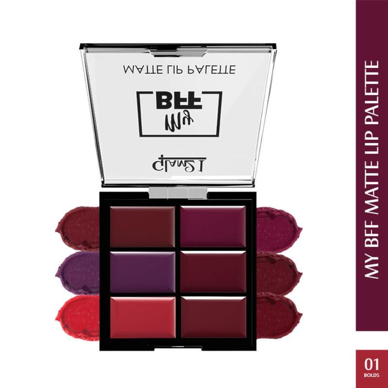 GLAM21 My BFF Matte Lip Palette - 01 Bold