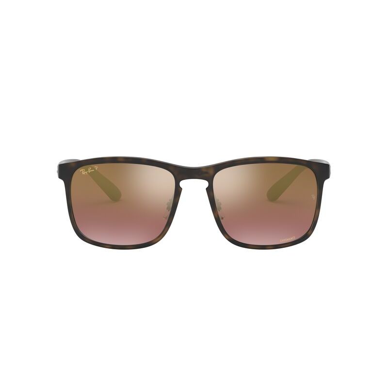 Buy Ray-Ban 0RB4264 Purple Chromance Tech Square Sunglasses (58 mm