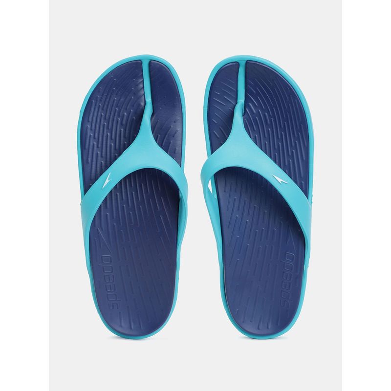 Speedo Men's Dual Colour Flip Flops - Ammonite & Aquarium (UK 6)