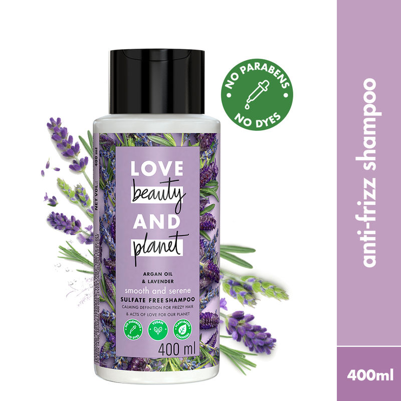 Love Beauty and Planet Argan Oil & Lavendar Shampoo for Women Paraben Free