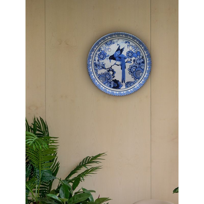 KOLOROBIA Delftware Dutch Blue Pottery Inspired Home Decor Wall Plate 10 Inch
