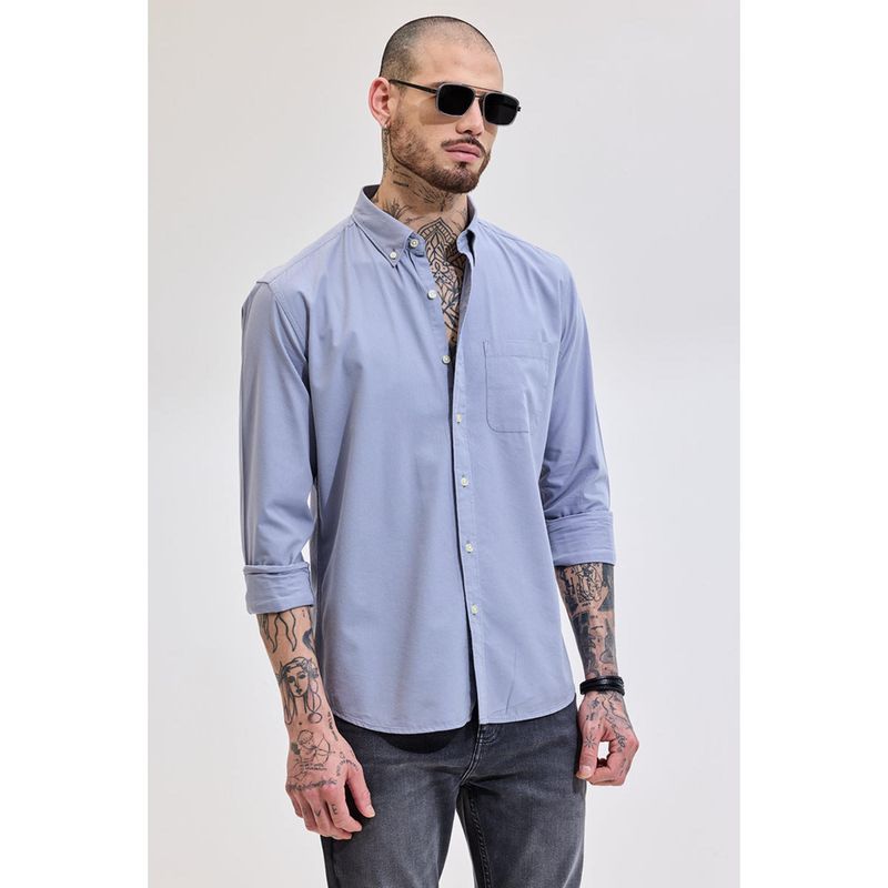 Snitch Light Blue Button Down Shirt (S)