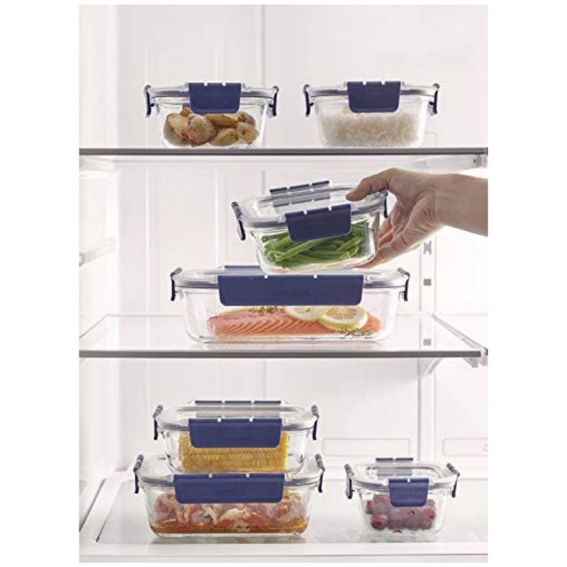 Buy Lock &amp; Lock Lbg214 Glass Food Storage Container 500ml Online