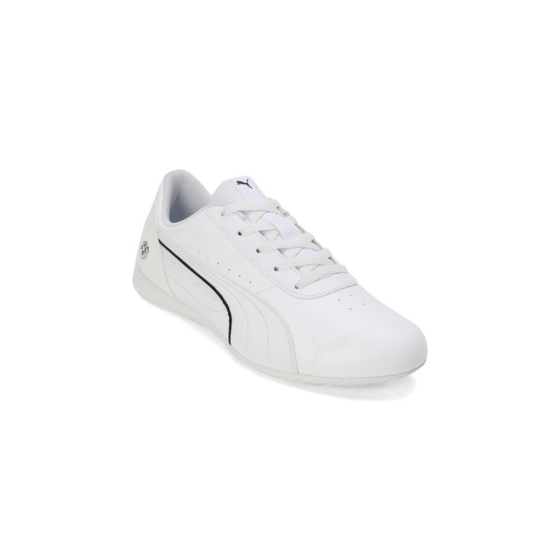 Puma Bmw Mms Neo Cat Unisex White Sneakers (UK 7)