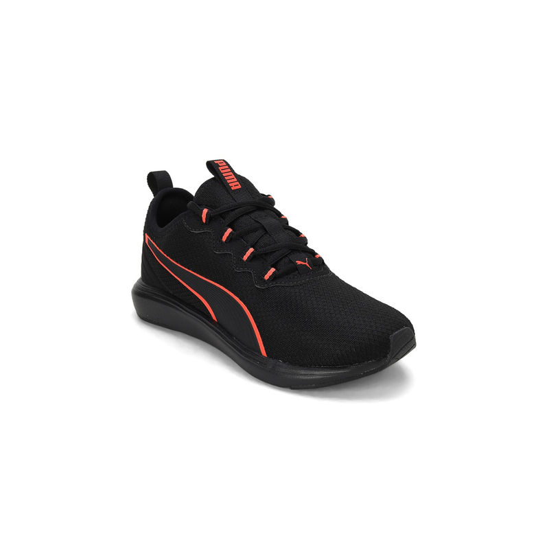 Puma Softride Cruise 2 Unisex Black Running Shoes (UK 8)