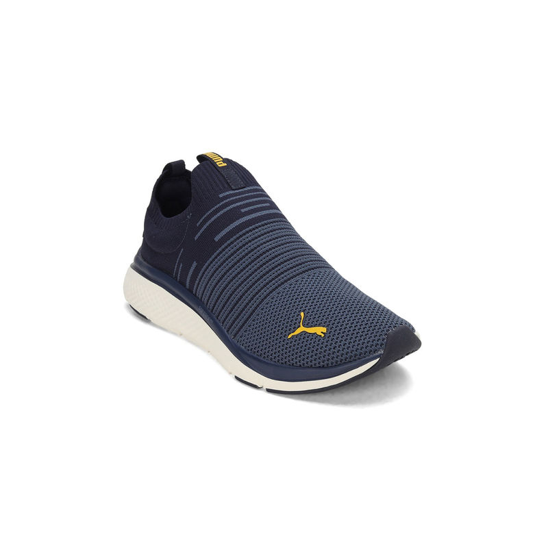 Puma Softride Pro Echo Slip-On Unisex Navy Blue Running Shoes (UK 8)