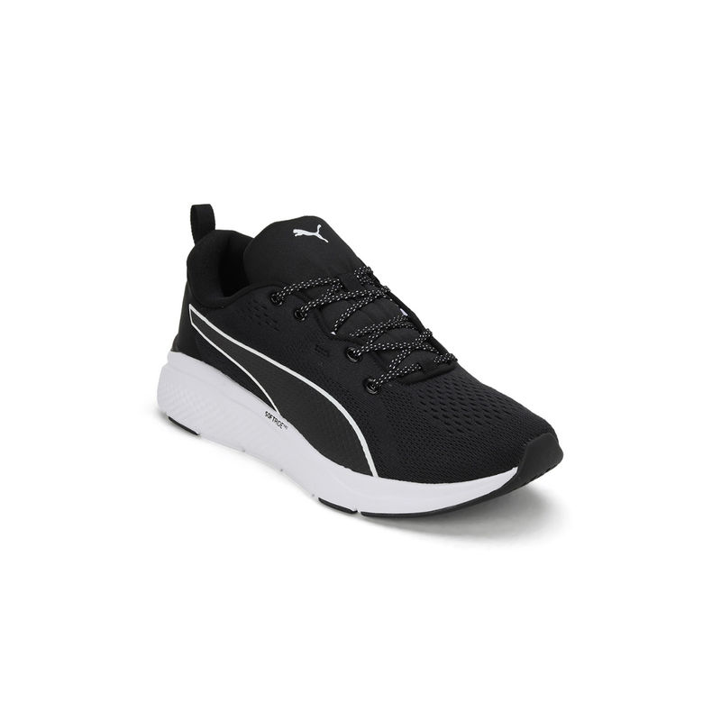 Puma Softride Pro Echo Unisex Black Running Shoes (UK 4)