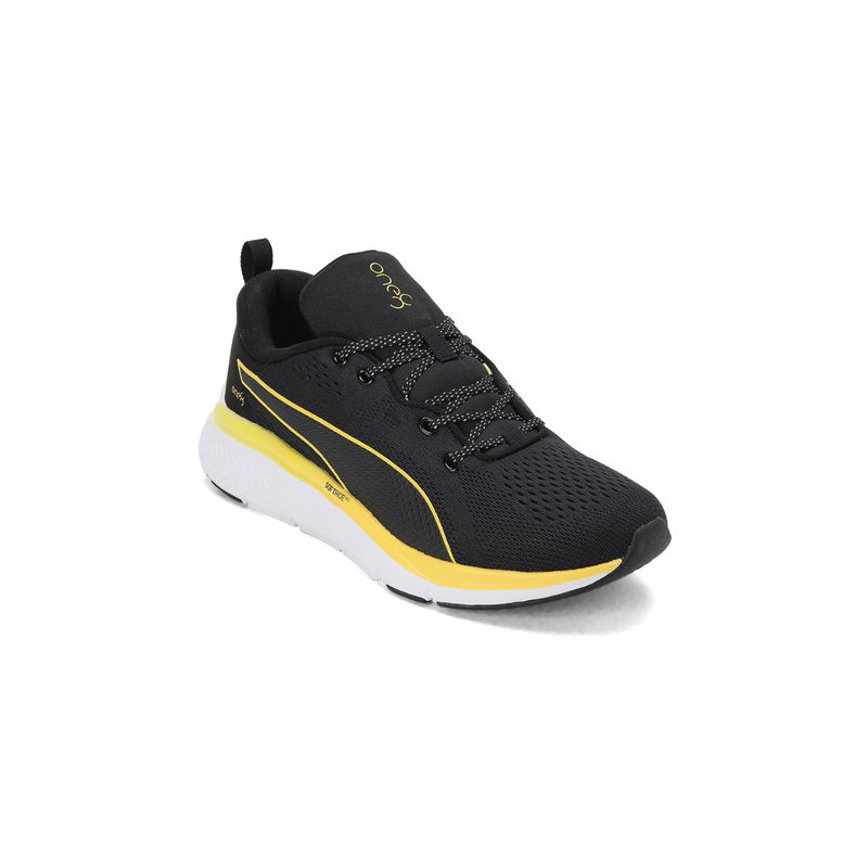 Puma Softride Pro Echo One8 Unisex Black Running Shoes (UK 8)