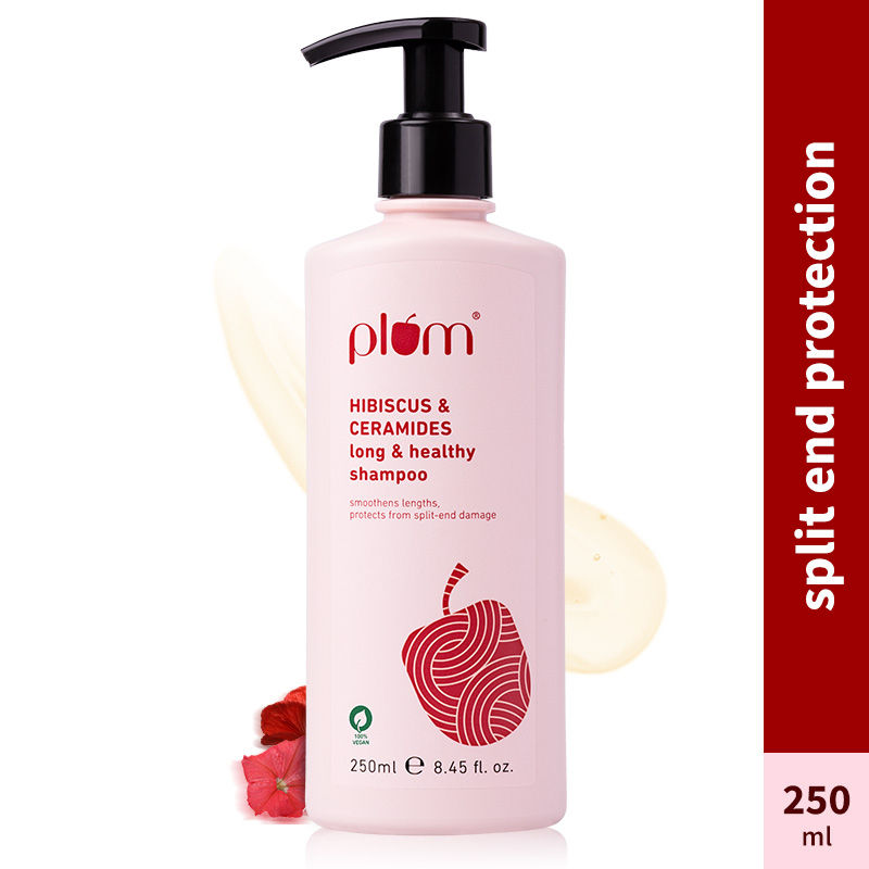 Plum Hibiscus & Ceramides Shampoo For Long- Healthy Hair