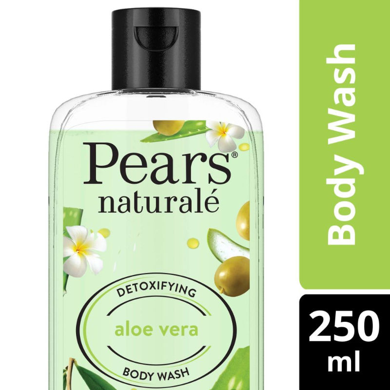 Pears Naturale Detoxifying Aloe Vera Body Wash Paraben Free Shower Gel