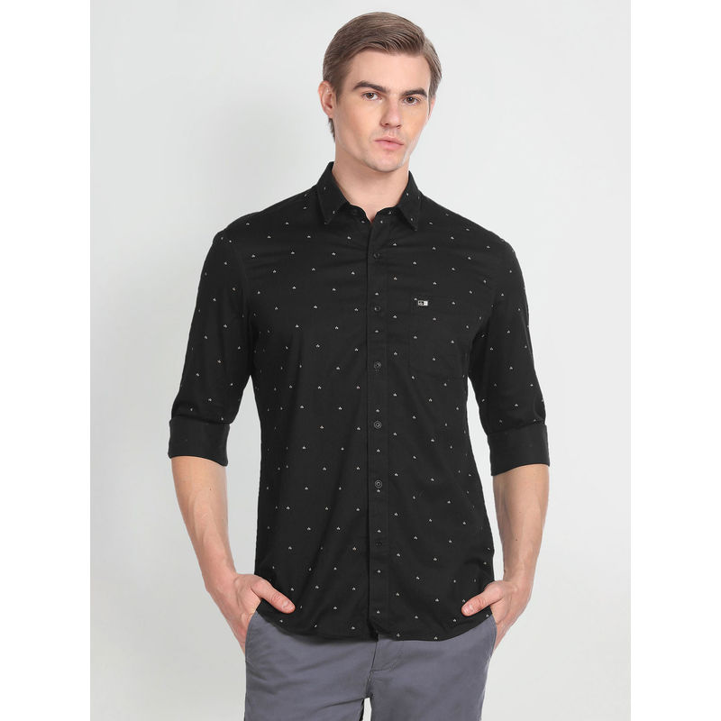 Arrow Brand Print Twill Casual Shirt (42)