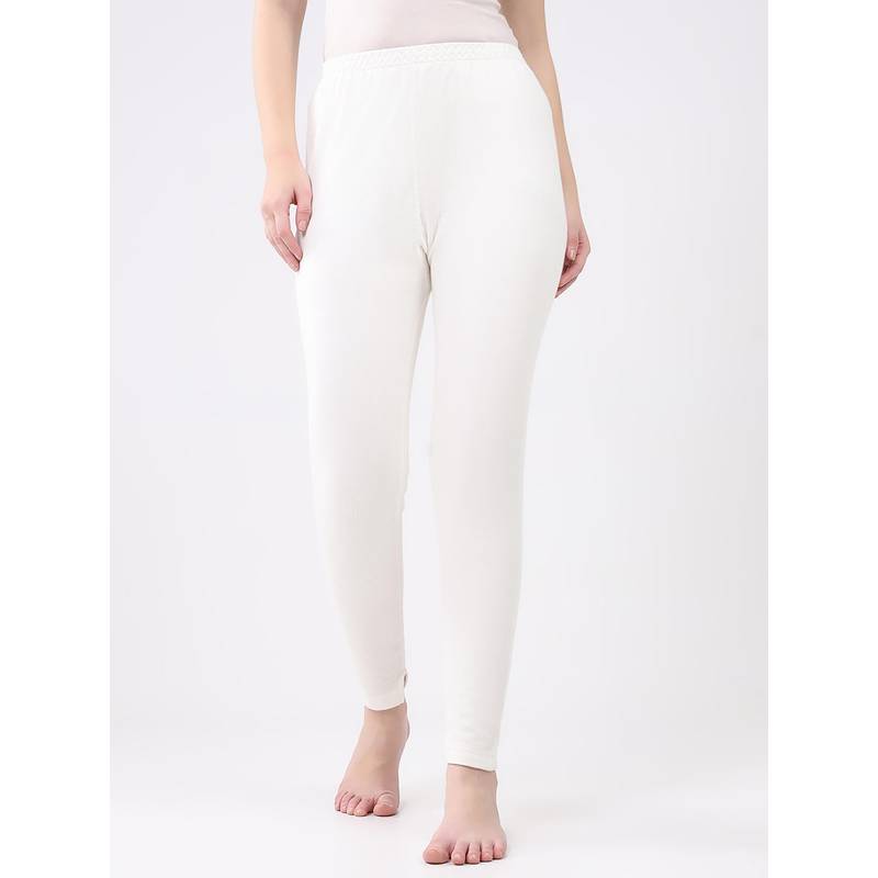 Monte Carlo White Women's Regular Fit Thermal Lower (32)