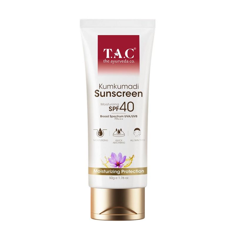 Buy TAC The Ayurveda Co. Kumkumadi Sunscreen SPF 40 Online