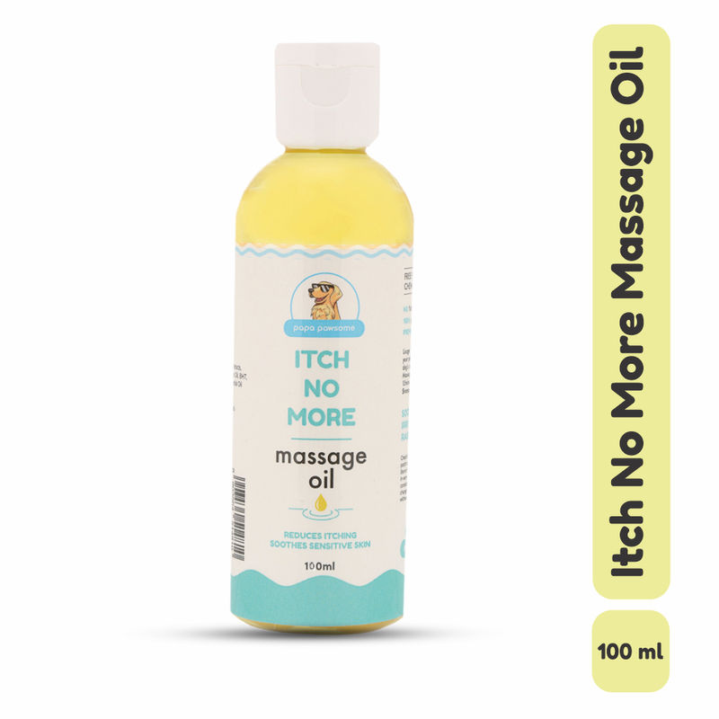 Papa Pawsome Itch No More Massage Oil For Dogs