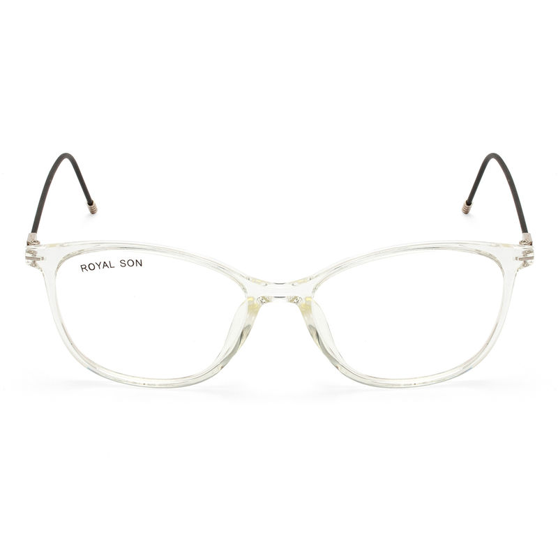 ROYAL SON Cat Eye Transparent Latest Spectacles Frames for Women SF0063