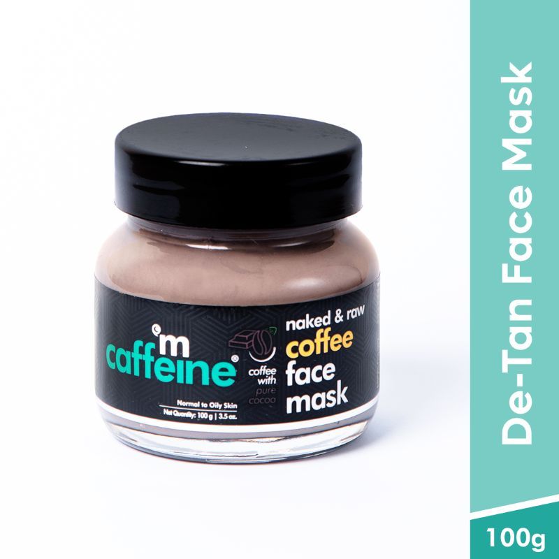 MCaffeine D-Tan Removal Coffee Clay Face Mask - Pore Cleansing Face Pack for Normal to Oily Skin