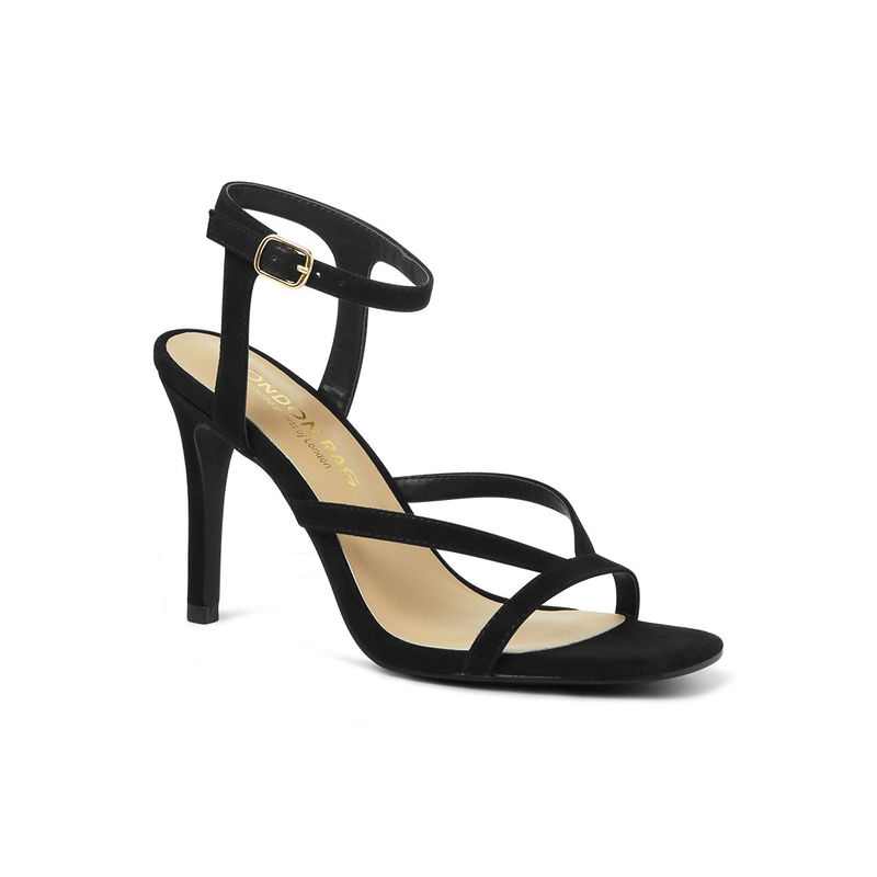 Tisha Strappy Heels (Black) – Lilly's Kloset