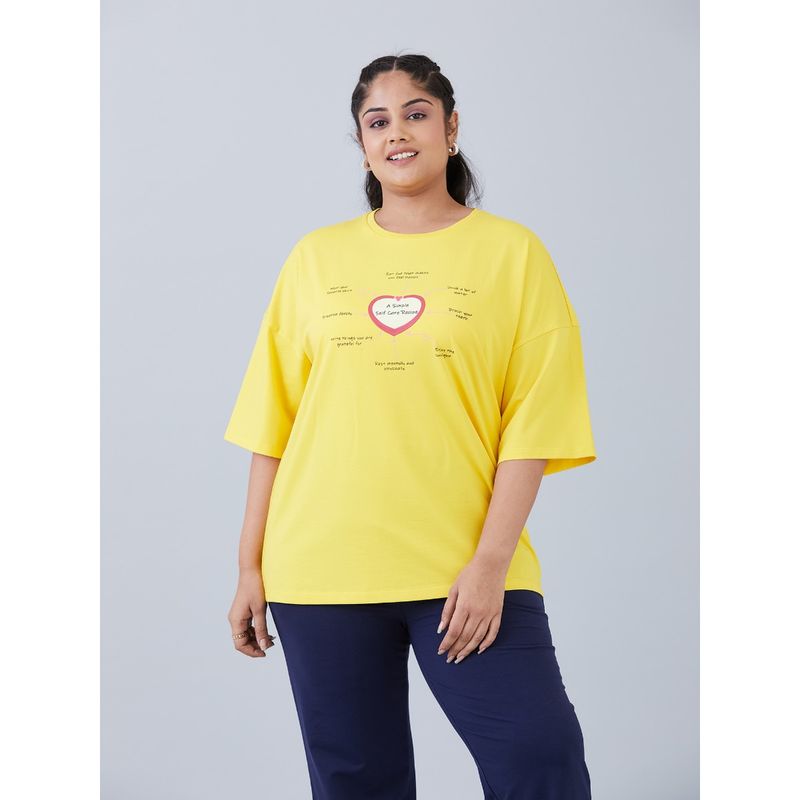 Muvazo It's all comfy OS Tee Yellow (XS)