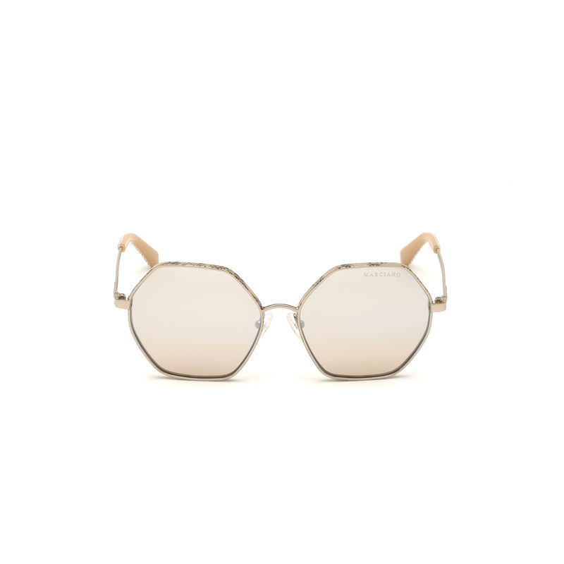 Guess Brown Metal & Plastic Sunglasses