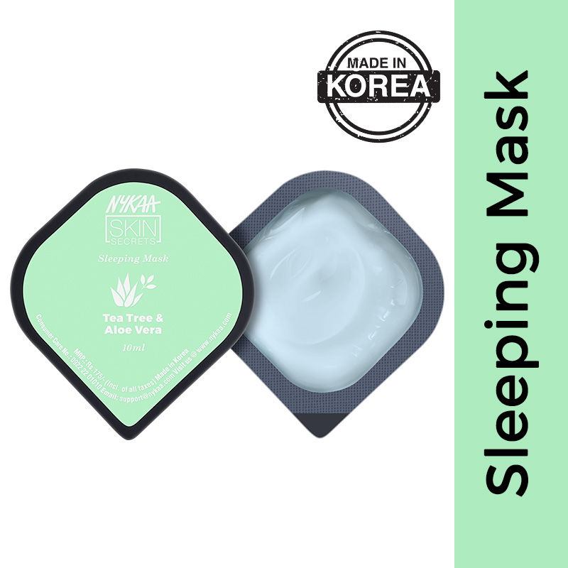 Nykaa Skin Secrets Tea Tree & Aloe Vera Sleeping Mask