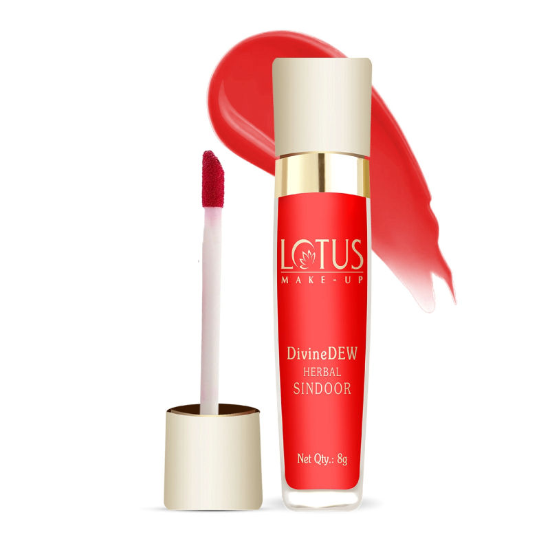 Lotus Make-Up Divine Dew Herbal Sindoor Love Drop, Water & Smudge Resistant
