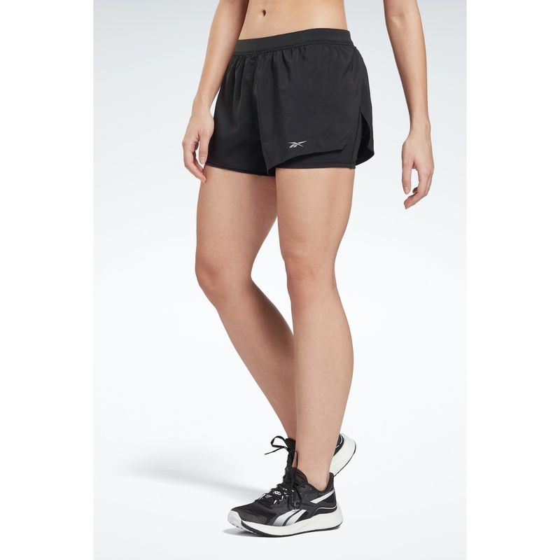 Reebok Womens Running Essentials Two In One Shorts Buy Reebok Womens
