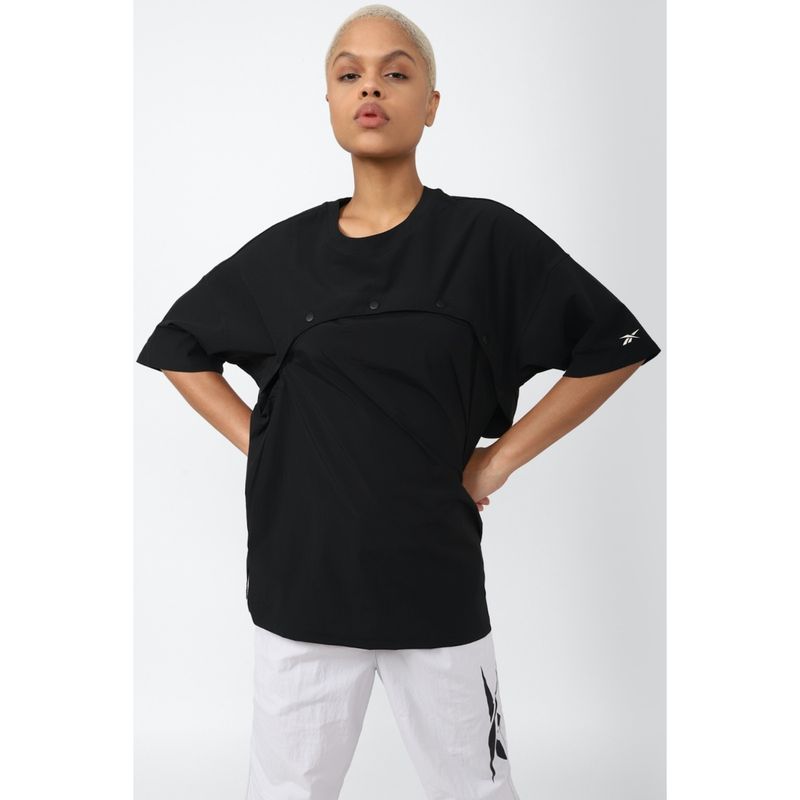 Reebok Womens Ts Ss Midlayer Sweatshirt (XS)