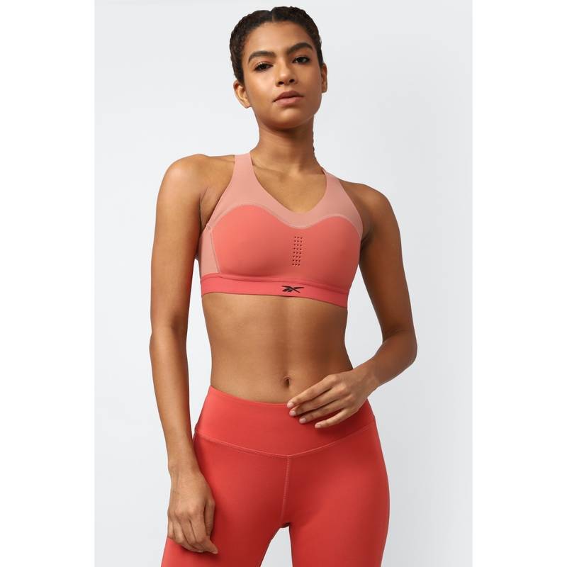 Reebok Womens Reebok Performance S Sports Bra-Pink (S)