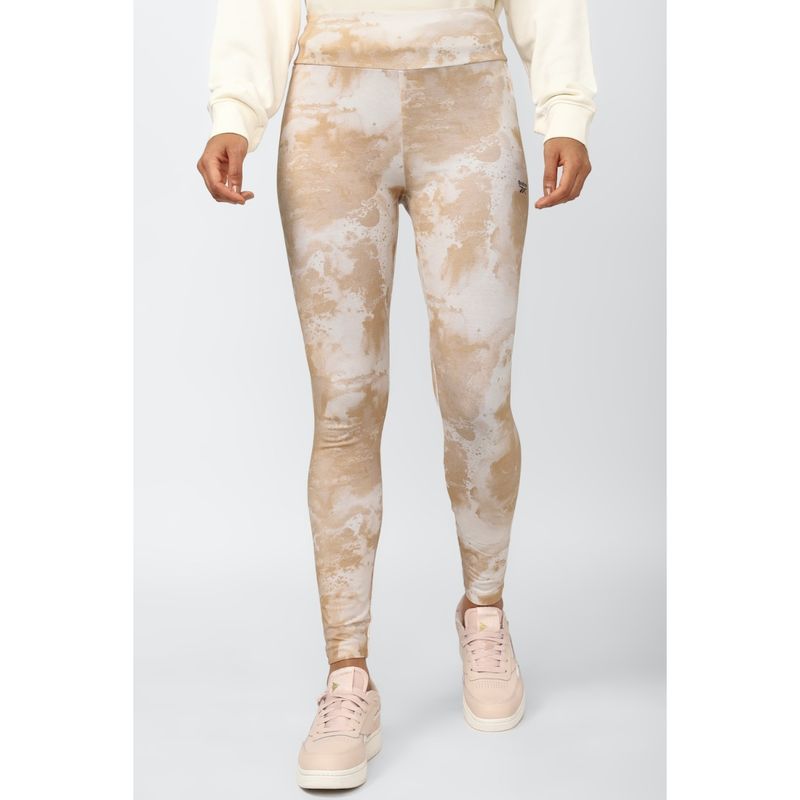 Reebok Womens Casual Cl Cloud Splatter Leggings (XS)